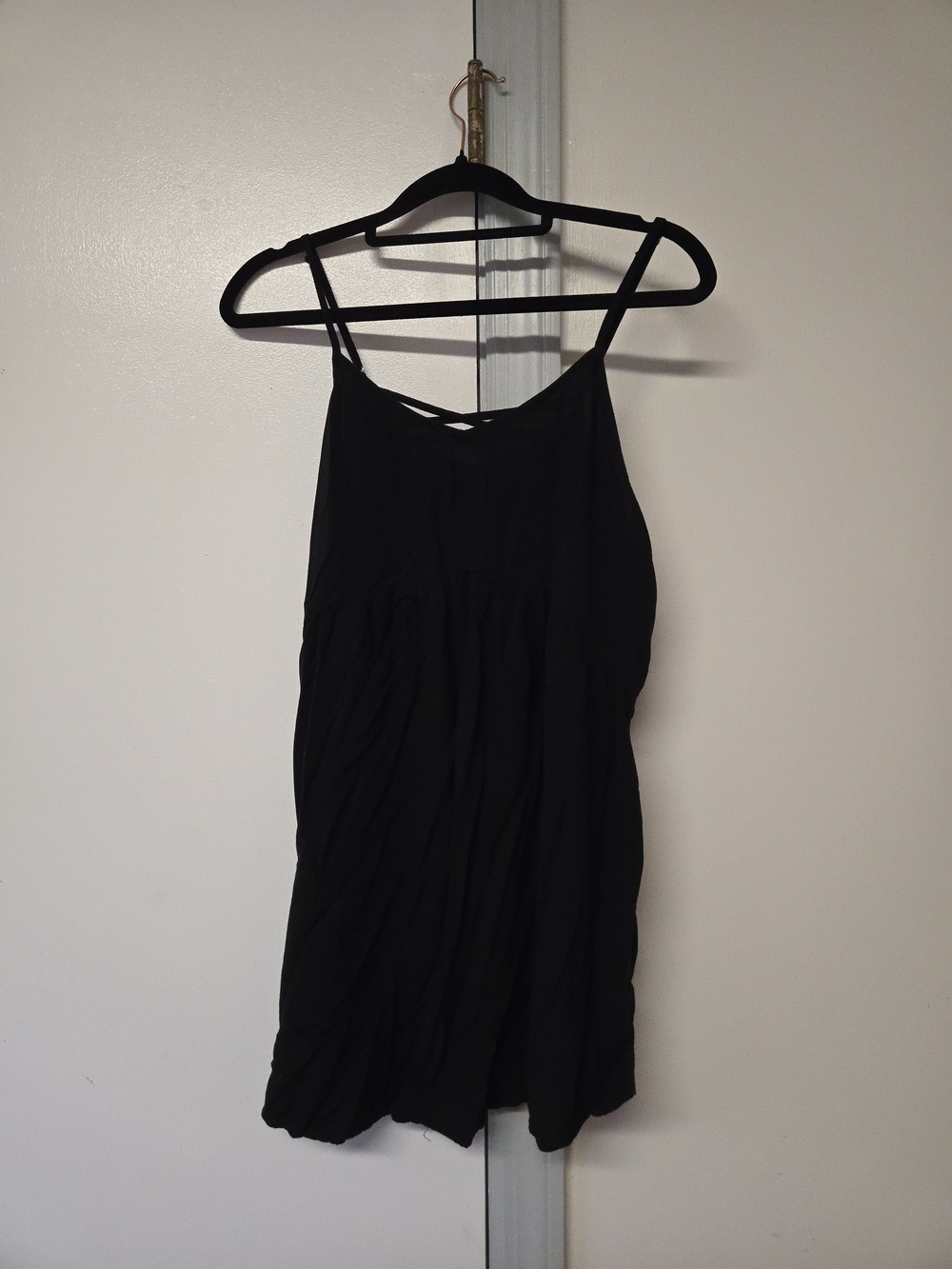 wild fable Black Spaghetti Strap Mini Dress